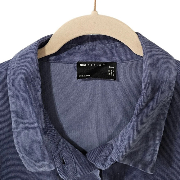 ASOS Curve Purple Long Sleeve Dress - Picture 5 of 9